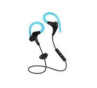 Ecouteurs Sport Bluetooth Casque Sans-fil Télécommande + Micro intégrés Bleu