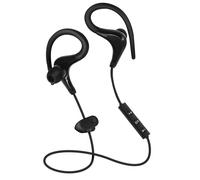 Ecouteurs Sport Bluetooth Casque Sans-fil Télécommande + Micro intégrés Noir
