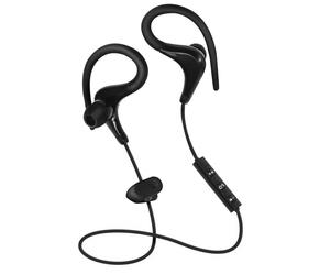 Ecouteurs Sport Bluetooth Casque Sans-fil Télécommande + Micro intégrés Noir
