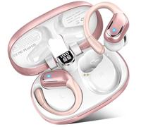 Écouteurs Sport Bluetooth dạng Oreillette ,5.4 HiFi Stéréo ,2024 Oreillette sans Fil avec Mic Arme Contre Bruit ENC ,Étanche avec IP7 pour pratique Courir ,Afficheur LED