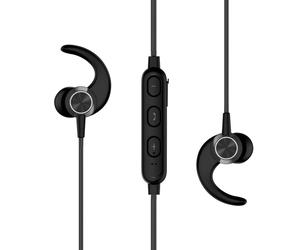 Écouteurs Sport Bluetooth Magnétiques avec Ailettes Série Active Swissten Noir