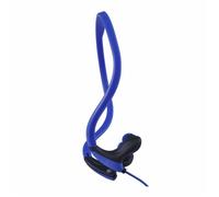 WE Écouteurs Sport Filaire avec Micro Bouton ON/OFF, ecouteur Intra-Auriculaire Légers avec microphone, Arceau Tour de Cou, Parfait pour Running Jogging Gym - Bleu - Neuf