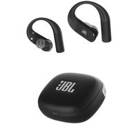 Écouteurs de sport sans fil JBL Endurance Peak4 à réduction de bruit intra-auriculaire BT, 48hrs d'autonomie, TwistLock Secure Fit, étanche à l’eau et à la poussière IP68, son JBL Pure Bass, noir/gris