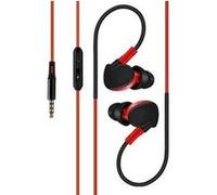 Ecouteurs sport pour "huawei p40 lite 5g" smartphone avec micro et bouton reglage son kit main libre intra-auriculaire jack uni (rouge) G