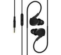 Ecouteurs sport pour sony xperia 1 ii smartphone avec micro et bouton reglage son kit main libre intra-auriculaire jack uni (noir) G