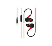 Ecouteurs Sport pour SONY Xperia XZ1 Compact Smartphone avec Micro et Bouton Reglage Son Kit Main Libre INTRA AURICULAIRE Jack Universel (ROUGE)