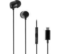 Ecouteurs stéréo avec prise USB Type C Noir (61752)
