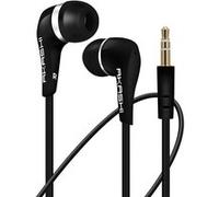 Écouteurs Stéréo Filaires Jack 3.5mm Intra-auriculaires Akashi Noir Noir G
