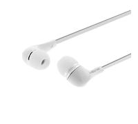 Akashi Écouteurs stéréo intra-auriculaires filaires avec télécommande Jack 3.5 mm Blanc