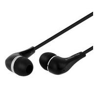 Akashi Écouteurs intra-auriculaires filaires stéréo – Télécommande – Jack 3,5 mm – Noir