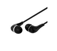 Ecouteurs Stéréo Intra-auriculaire Filaire Télécommande Jack 3.5mm Noir