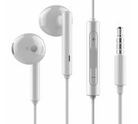 Ecouteurs stéréo Mini Jack Compatible avec Micro pour Smartphones Blanc Hobby Tech