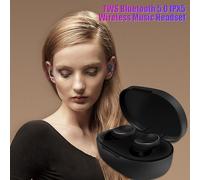 Écouteurs stéréo sans fil Bluetooth 5.0 TWS, oreillettes de Sport, avec micro, casque d'écoute avec boîte de chargement