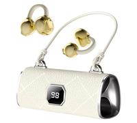 Écouteurs style sac à main IPX4 étanches BT 6.0 légers avec affichage de la puissance LED pour le sport, la course à pied, les petites oreilles et les porteurs de lunettes