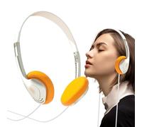 Écouteurs Supra-Auriculaires Filaires Rétro - Écouteurs Légers Et Portables De Style Vintage, Mini Casque Stéréo À Armatures, Compatible | Filaire Classique pour Écoute De Musiqu