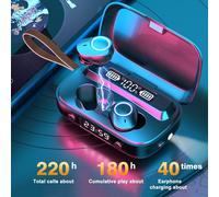 Écouteurs tactiles sans fil A13 TWS, Bluetooth 5.1, casque d'écoute pour Sport, lampe de poche, horloge