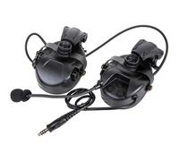 Écouteurs tactique WYH303 avec fixation pour casque ARC Tac-Sky - Black
