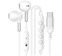 Écouteurs tactiques pour micro de type C Contrôle du volume tactique (B) | Pilote dynamique de 14,2 mm, basses profondes immersives, coups de feu clairs, modes basses musicales de jeu