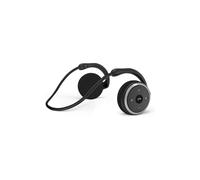 Écouteurs tour de cou Bluetooth 5.0 légers et pliables, résistants à la transpiration, avec micro et étui - Noir, compatibles avec tous les
