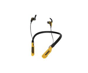Écouteurs tour de cou DEWALT 190 2091 DWG Bluetooth 5.0 IPX6 9 mm Jaune et noir