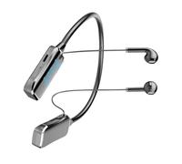 Écouteurs tour de cou - Écouteurs à écoute étendue, cellule d'énergie, son basse fréquence résonant, confort sécurisé autour du cou, entraînement au bureau, voyage d'affaires, accessoire de gym en ple