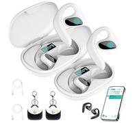 Ecouteurs Traducteur Vocal Instantané,2026AI Ecouteur Traducteur Instantané 144 sorties vocales, réduction du bruit Bluetooth, temps réel pour les voyages et les affaires (Blanc,2)