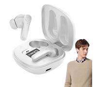 Écouteurs traducteurs en temps réel, écouteurs traducteurs instantanés en temps réel | Fonction d'annulation du bruit Outil de traduction linguistique pour les voyages, les voyages d'affaires, l'école