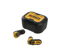 Écouteurs True Wireless DEWALT Pro-X1 Bluetooth 5.0 IPX6 Boîtier de charge robuste Noir et Jaune