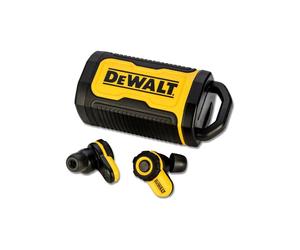 Écouteurs True Wireless DEWALT Pro-x2 ANC IP54 40h USB-C Jaune et Noir