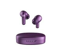 Urbanista Seoul Écouteurs intra-auriculaires sans fil avec microphone, 70 ms, faible latence, écouteurs Bluetooth double mode, charge rapide, port USB-C, 32 heures d'autonomie, violet