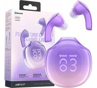 Ecouteurs TWS Acefast T9, Bluetooth 5.3, IPX4 (violet raisin)