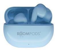 Écouteurs TWS Bluetooth 5.3 Extra Bass Modèle EchoBuds Boompods Bleu ciel Bleu ciel