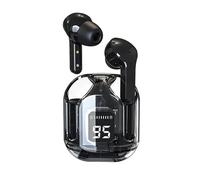 Écouteurs TWS sans fil Bluetooth 5.3 Chrystal Affichage LED Ledwood Noir Noir G