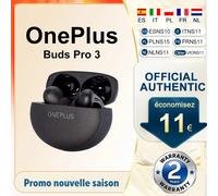 Écouteurs TWS OnePlus Buds Pro 3 Version Globale Bluetooth 5.4 ANC Dynamique en Temps Réel 50dB Driver Dynamique 43h d'Autonomie IP55 Lunar Radiance