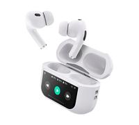 Écouteurs TWS Sans Fil Intra-Auriculaire Play Touch ANC avec Écran Tactile Blanc