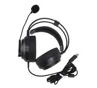 Écouteurs USB avec long câble de microphone flexible en métal avec câble long blindé de travail longue voix transparente pour écouteurs USB
