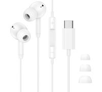 Écouteurs USB C avec câble pour Google Pixel 10 9 8 7 6, Écouteurs intra-auriculaires USB C avec microphone et contrôle du volume Écouteurs USB Type C pour Samsung Galaxy S26 S25 S24 S23 Ultra A56 A16