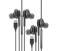 Écouteurs USB C avec Microphone (Lot de 2) Écouteurs Filaire Jack Type C Casque Réduction de Bruit Compatible avec Samsung Galaxy S20 S21 S22 S23 Ultra Note 10 20 Z Flip Fold A8s pour Pixel Android