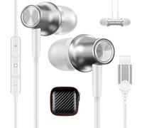 Écouteurs USB C Filaire pour iPhone 17 Air 16 15 Pro Max 5G, Magnétique Intra-Auriculaires Casque Type C avec Câble Microphone pour Galaxy A55 A35 A36 5G A54 A34 Samsung S25 iPad Pixel 10 9 Xiaomi 15