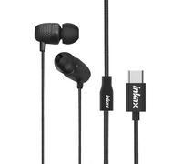 Ecouteurs USB-C Filaires Kit Main Libre Bouton Multifonction 1.2m Inkax Noir