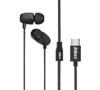 Inkax Ecouteurs USB-C Filaires Kit Main Libre Bouton Multifonction 1.2m Noir