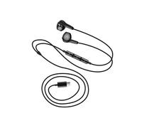 Écouteurs USB C Magnétiques avec Microphone et Boutons Contrôles Noir