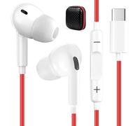 Écouteurs USB C pour Galaxy A17 A26 A16 5G Samsung A56 A55 A36 A35,Intra-Auriculaires Filaire Casque Type C avec Câble Microphone Stéréo pour iPhone 16e 15 Air Xiaomi Redmi Note 15 14 Pro+ Pixel 10 9