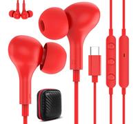 Écouteurs USB C pour Galaxy A56 A36 A35 A55 A17 5G Samsung A57 A37 A27 S26 | Magnétique Type C Casque Filaire avec Microphone Contrôle du Volume pour iPhone 17e 16 15 Pro Xiaomi 17 iPad Mini Pixel 10a 9