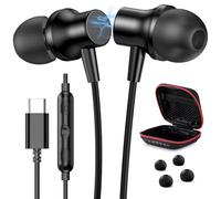 Écouteurs USB C pour Galaxy S25 Ultra A16 Tab S9+ S23+ A53 A54 A55, écouteurs USB C avec micro, écouteurs intra-auriculaires filaires pour Xiaomi Pad 5 6 14 Ultra pour iPhone 17 Air 16 15 Pro MAX Plus