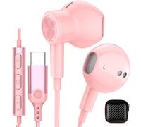 Écouteurs USB C pour Galaxy Z Flip 5 Fold 4, écouteurs magnétiques DAC de type C avec microphone, écouteurs filaires pour femmes et filles, pour Samsung S23 S22 S21 FES 20 Note 20 A54 A53 Android