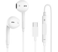 Écouteurs USB C pour iPhone 15/16, Ecouteurs Filaires avec Micro, Stéréo Basse Type C Casque Compatible avec Samsung Galaxy S23 S22 S21 S20/iPad Pro/Google Pixel 8 7 6 5 4 3/OnePlus 11 10 9 8 7/Xiaomi