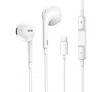 Ecouteurs USB C pour iPhone 16/15, Écouteurs Filaires Intra Auriculaires avec Micro, Stéréo Basse Type C Casque Compatible avec Samsung Galaxy/Note, Google Pixel, Huawei Mate/P, One Plus, Xiaomi, iPad