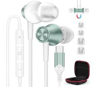Écouteurs USB C pour iPhone 16 15 Pro Max Samsung Galaxy A55 A35 A54 A53 S23 S24,HiFi Stéréo Magnétique Ecouteurs Filaire USB C avec Micro pour Xiaomi 14 Redmi Note 13 Pro+POCO X6 Pro Pixel 7a 9 Pro