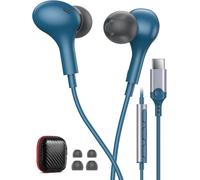 Écouteurs USB C pour iPhone 16 15 Samsung A54 A55 A34 A35 S24 S23 FE Ultra, Magnétique Écouteurs USB Type C Intra Auriculaires avec Micro et contrôle du Volume pour Mi 13T Pixel 8 7a 6a 9 Pro Oneplus